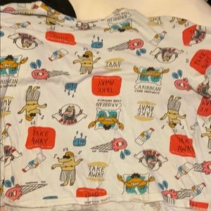 A Zara crop top shirt